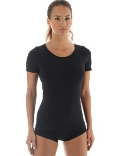 Lady's T-shirt Brubeck - Short Sleeve - Black
