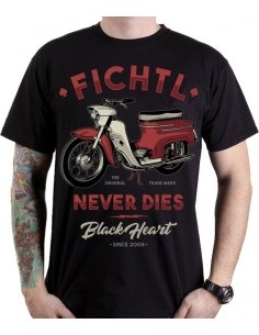 T-Shirt BLACK HEART Fichtl - Black