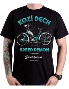 T-Shirt BLACK HEART Goat’s Breath - Black