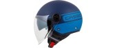 Motorcycle Helmet Cassida Handy Plus Linear Pearl Matte Blue/Dark Blue