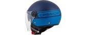 Motorcycle Helmet Cassida Handy Plus Linear Pearl Matte Blue/Dark Blue
