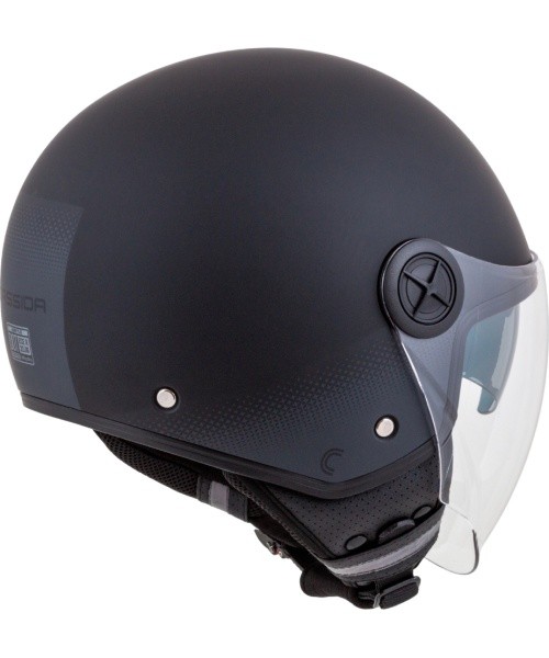 Motorcycle Helmet Cassida Handy Plus Matte Black/Gray