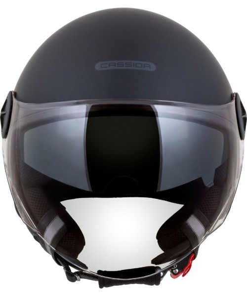 Motorcycle Helmet Cassida Handy Plus Matte Black/Gray
