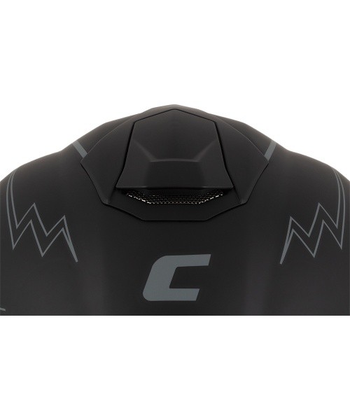 Motociklo šalmas Cassida Integral GT 2.1 Flash, matinė juoda / tamsiai pilka