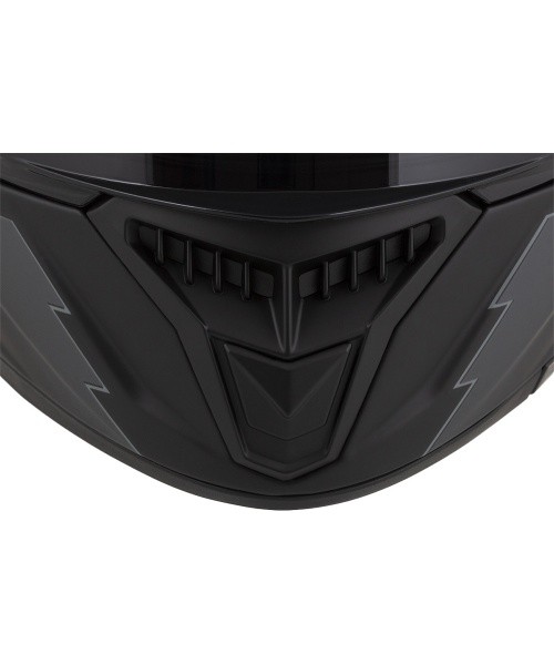 Motociklo šalmas Cassida Integral GT 2.1 Flash, matinė juoda / tamsiai pilka