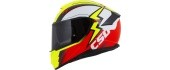 Motorcycle Helmet Cassida Integral GT 2.1 Flash Fluo Yellow/Fluo Red/Black/White