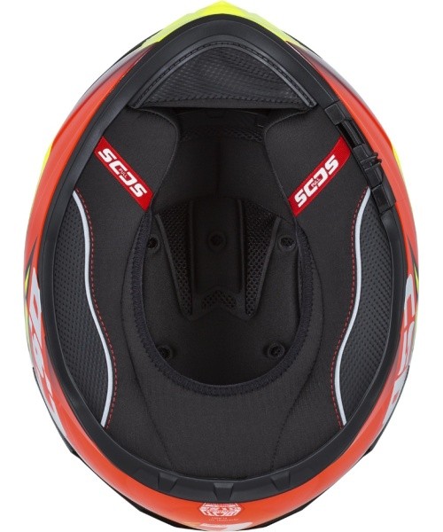 Motorcycle Helmet Cassida Integral GT 2.1 Flash Fluo Yellow/Fluo Red/Black/White