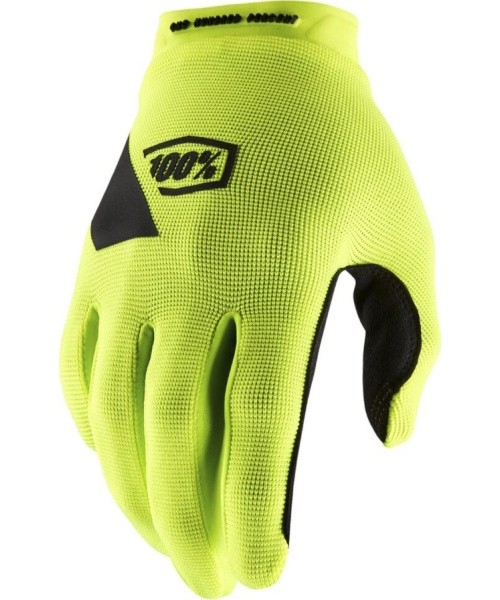Cycling/Motocross Gloves 100% Ridecamp Fluo Yellow - Fluo Yellow