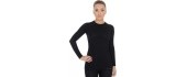 Brubeck Palaidinė Moterims Active Wool Black - Juoda