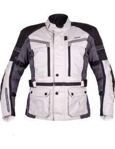 Men’s Touring Motorcycle Jacket BOS Maximum - Pilka