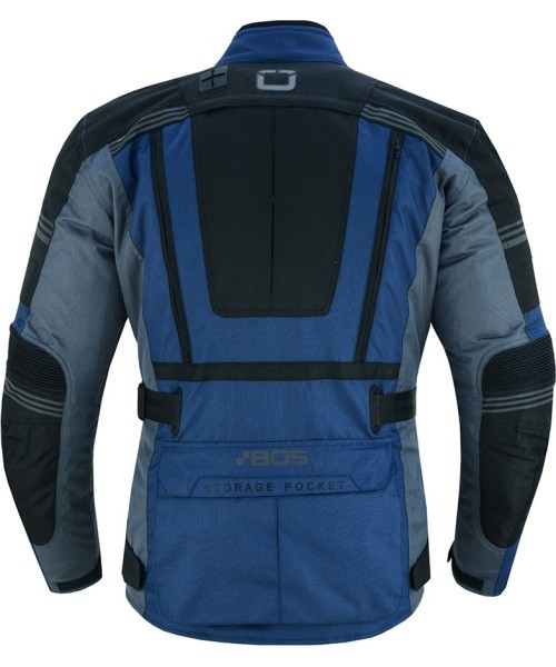 Men’s Touring Motorcycle Jacket BOS Maximum - Mėlyna