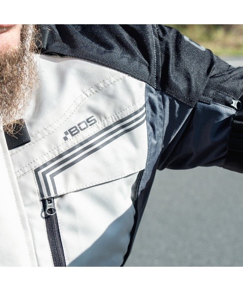 Men’s Touring Motorcycle Jacket BOS Maximum - Mėlyna