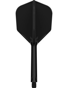 Dart Flights Target K-Flex No.6 Short – 3-Pack - Black
