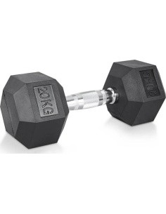 Šešiakampis hantelis inSPORTline Hexclusive 20 kg