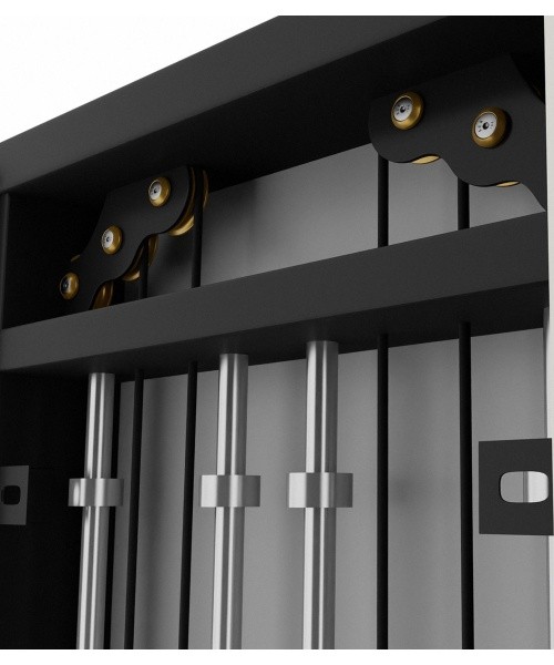 BS302 DOUBLE WALL-MOUNTED TRAINING GATE WITH STACK COMMERCIAL HMS