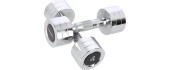 Chromuotas hantelis CHD HMS - 2 x 4 kg