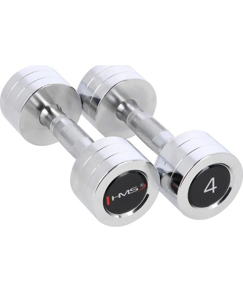 Chromuotas hantelis CHD HMS - 2 x 4 kg