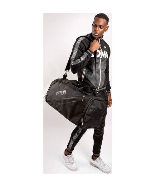 Venum Trainer Lite Evo Sports Bags - Black/Black