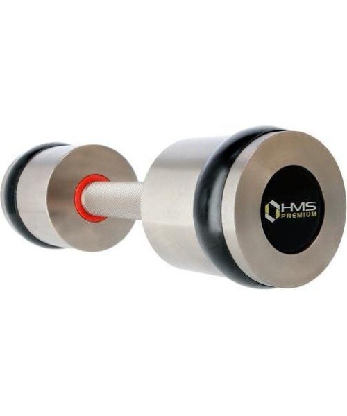 Chromuotas hantelis HMS Premium HH - 2 x 9 kg