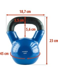 KNV CAST IRON KETTLEBELL HMS - 12 kg