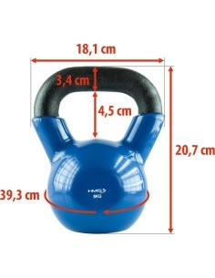 KNV CAST IRON KETTLEBELL HMS -  8 kg