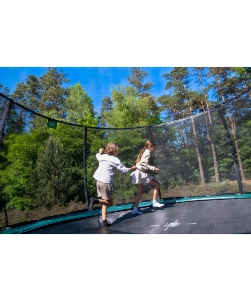EXIT Allure Classic trampoline ø427cm - green