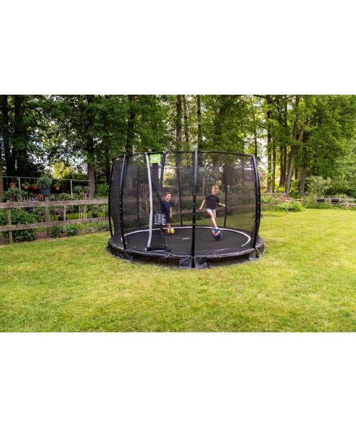 EXIT Allure Classic ground trampoline ø366cm - green