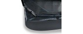 EXIT Dynamic ground level trampoline 244x427cm with safety net - black