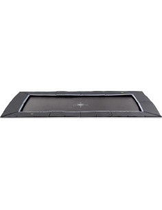 EXIT Dynamic ground level sports trampoline 275x458cm - black