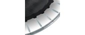 EXIT Silhouette ground trampoline ø366cm with safety net - green Outdoor Round Coil spring Sunken trampoline