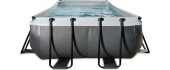EXIT Black Leather baseinas 540x250x100 cm su filtravimo siurbliu, juodas