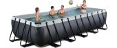 EXIT Black Leather baseinas 540x250x100 cm su filtravimo siurbliu, juodas
