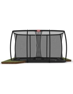 BERG Ultim Champion FlatGround 410 pilka + apsauginis tinklas DLX XL