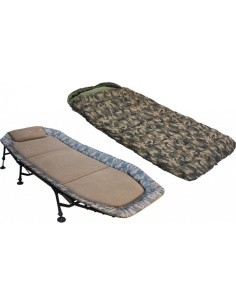 Bedchair and Sleeping Bag Zfish Flat Camo 220x100cm