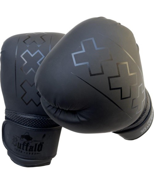 Buffalo Metal boxing gloves black 16oz