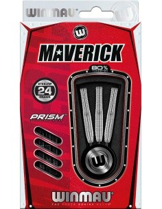 Winmau Maverick smiginio strėlytės, 80% volframo, plieninis smaigalys, 24 g