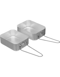 Mess Kit MFH, Aluminium, 2-part