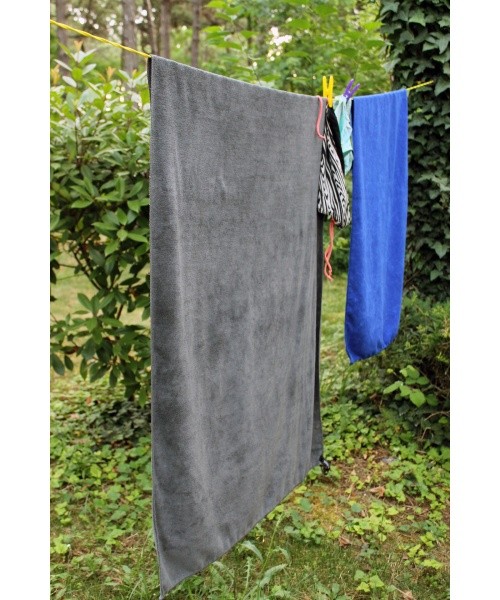 Rankšluostis BasicNature Terry, 60x120 cm, mėlynas