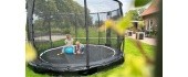 EXIT Allure Premium ground trampoline ø305cm - green