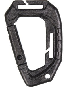 BLACK TACTICAL KARABINER MOLLE (2 PCS./BLISTER)