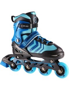 NH18192A 4IN1 IN-LINE SKATES/HOCKEY ICE SKATES - Black/Blue