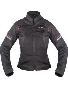 Women’s Summer Motorcycle Jacket W-TEC Matrix Lady - Juoda/raudona