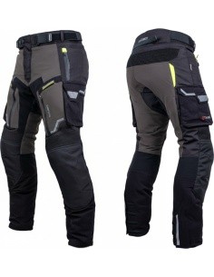 Motorcycle Pants W-TEC Daimick - Juoda ir pilka