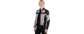 Women’s Summer Motorcycle Jacket W-TEC Mirelia - Black-Grey-Fluo