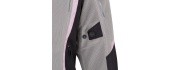 Women’s Summer Motorcycle Jacket W-TEC Mirelia - Black-Grey-Fluo