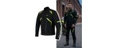 Motorcycle Jacket W-TEC Timuco - Black-Fluo