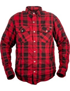 Motociklininko marškiniai BOS Lumberjack - Impact Red