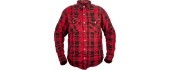 Motorcycle Shirt BOS Lumberjack - Impact Red