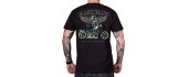 Marškinėliai BLACK HEART Blue Chopper - Juoda