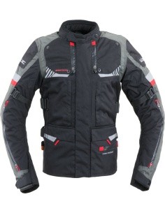 Motorcycle Jacket W-TEC Excellenta Evo Touring  - Thunderstorm Gray